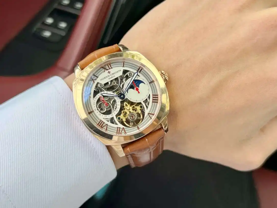General Watches Watch, men's watch with original fully automatic mechanical movement, top-grade 316 stainless steel case and strap, mineral super mirror, diameter 44cm KK04550 view 4