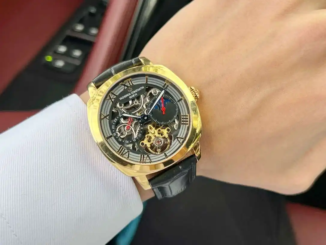 General Watches Watch, men's watch with original fully automatic mechanical movement, top-grade 316 stainless steel case and strap, mineral super mirror, diameter 44cm KK04550 view 5
