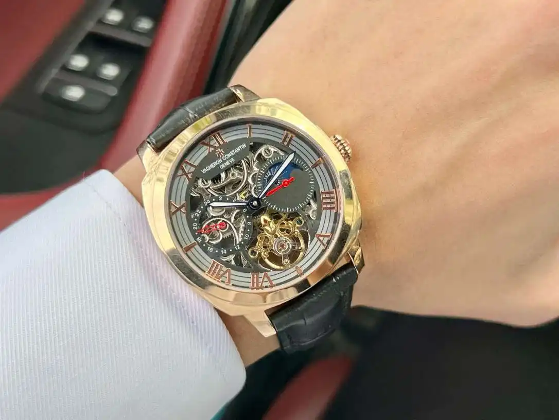 General Watches Watch, men's watch with original fully automatic mechanical movement, top-grade 316 stainless steel case and strap, mineral super mirror, diameter 44cm KK04550 view 7