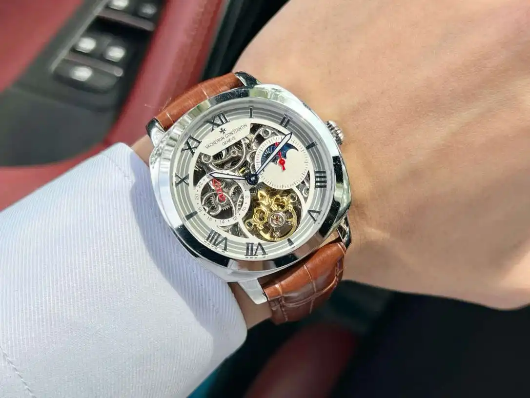 General Watches Watch, men's watch with original fully automatic mechanical movement, top-grade 316 stainless steel case and strap, mineral super mirror, diameter 44cm KK04550 view 8