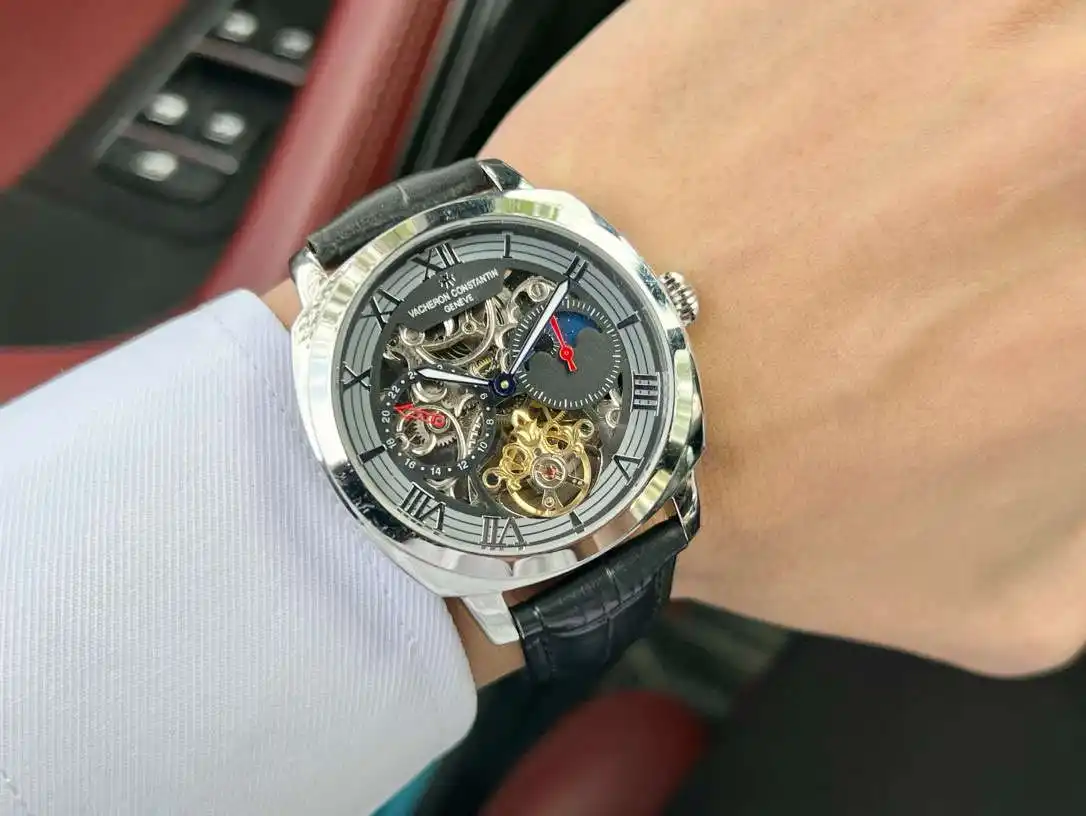 General Watches Watch, men's watch with original fully automatic mechanical movement, top-grade 316 stainless steel case and strap, mineral super mirror, diameter 44cm KK04550 view 9
