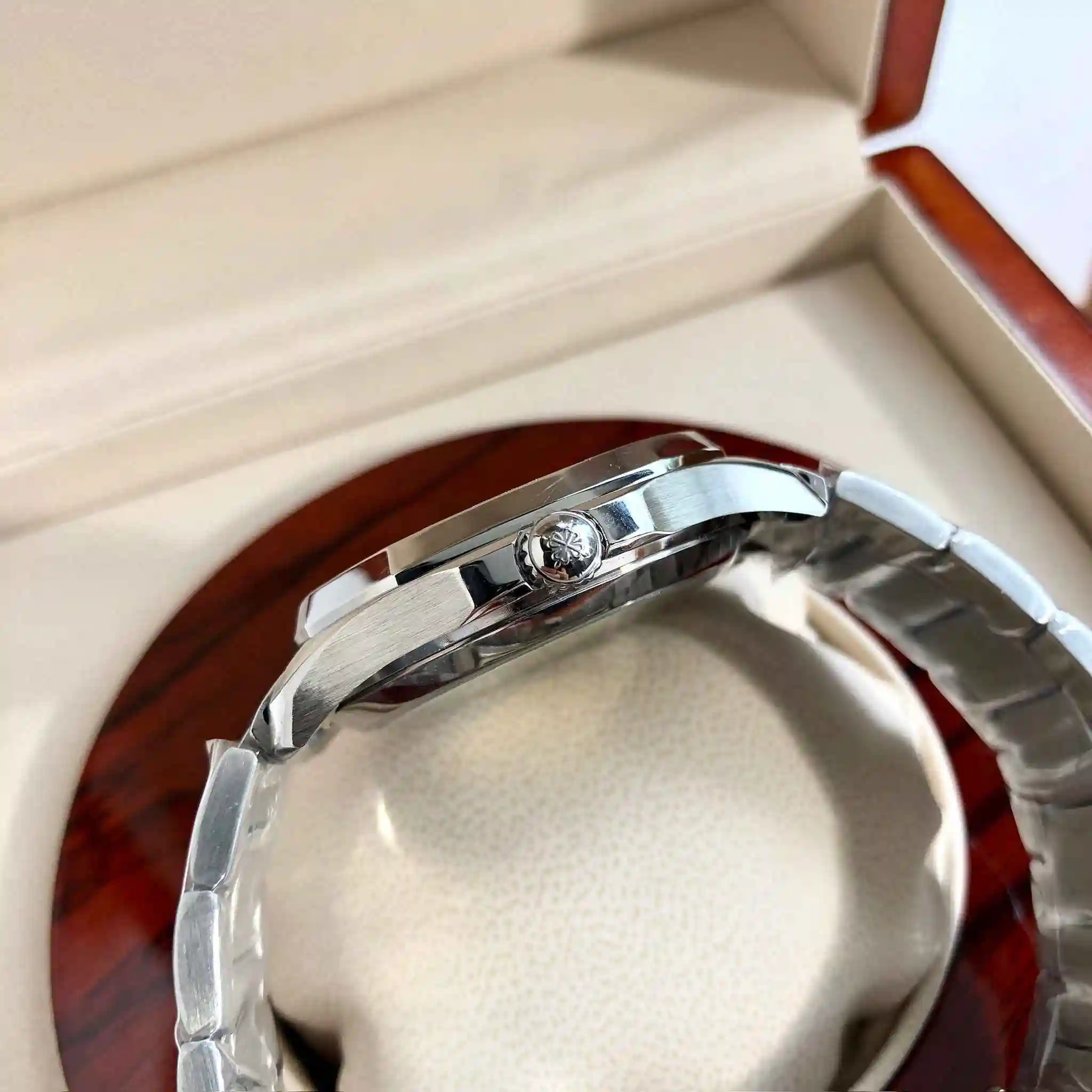 General Watches Advanced Custom Edition New Patek Philippe Watch Men's Watch with Original Fully Automatic Mechanical Movement Top grade 316 Precision Steel Case Watch Band Mineral Super Strong Mirror Diameter 42mm D view 4