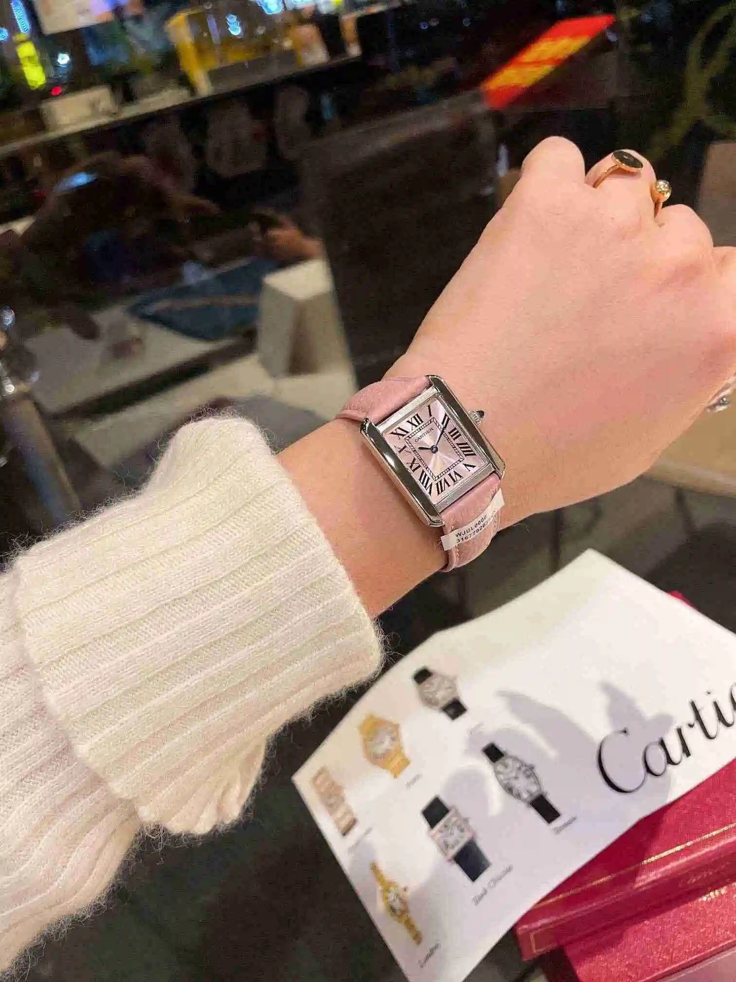 General Watches Cartier Watch Couple Pairing with Original Fully Automatic Mechanical Movement Top Grade 316 Precision Steel Case with Mineral Super Strong Mirror Diameter Male 34mmX27mm KK03450 view 2