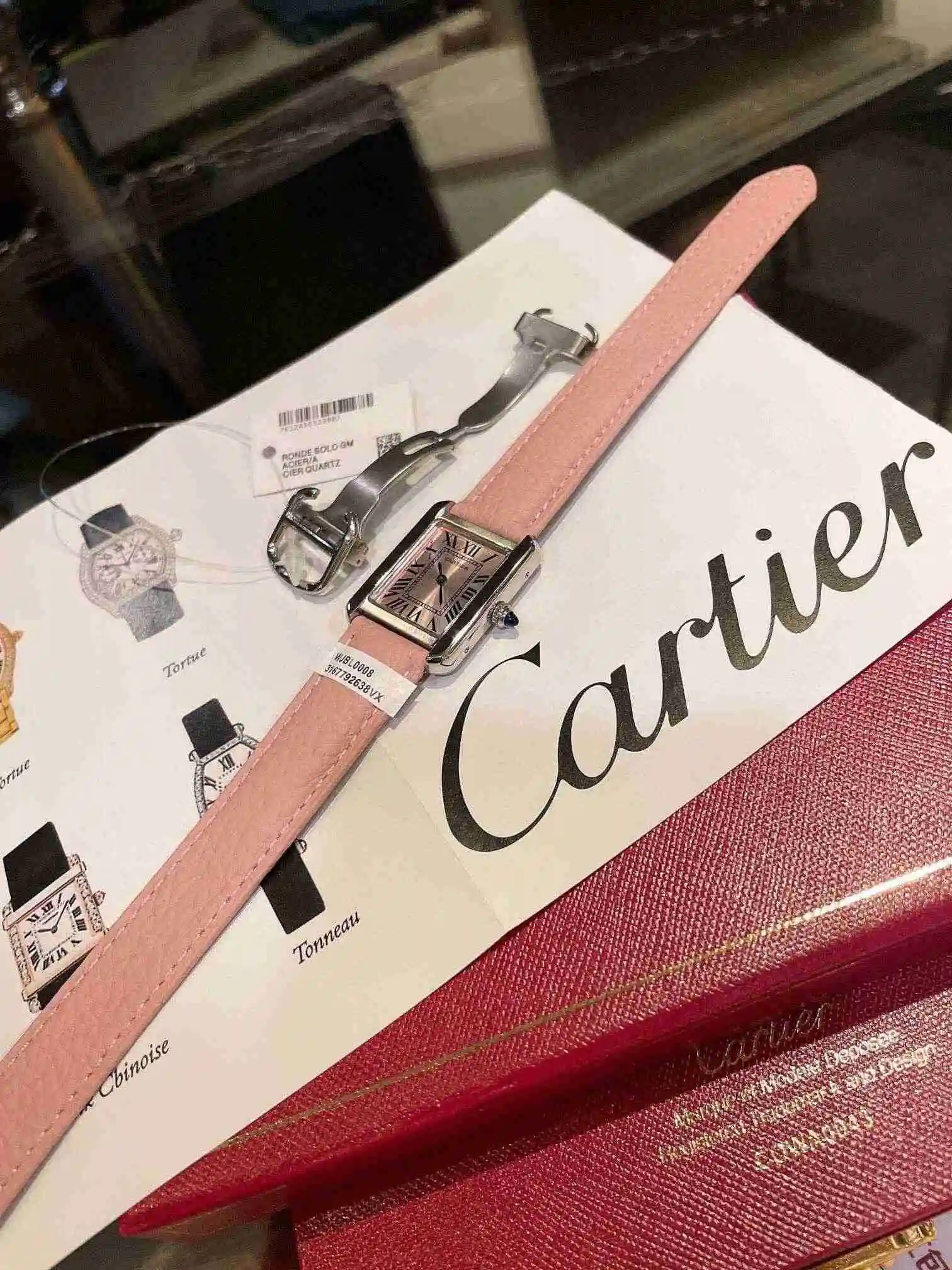 General Watches Cartier Watch Couple Pairing with Original Fully Automatic Mechanical Movement Top Grade 316 Precision Steel Case with Mineral Super Strong Mirror Diameter Male 34mmX27mm KK03450 view 4