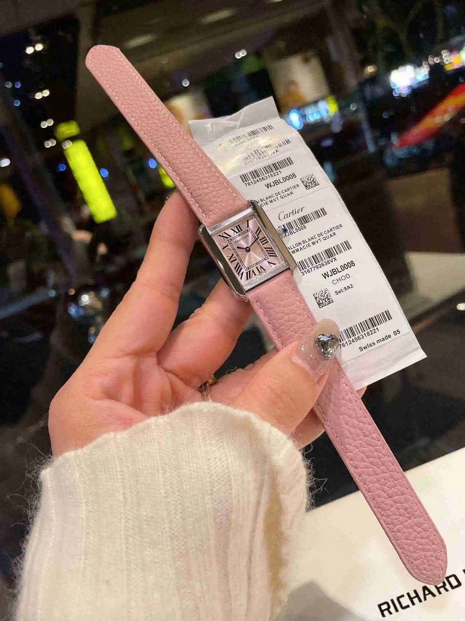 General Watches Cartier Watch Couple Pairing with Original Fully Automatic Mechanical Movement Top Grade 316 Precision Steel Case with Mineral Super Strong Mirror Diameter Male 34mmX27mm KK03450 view 8
