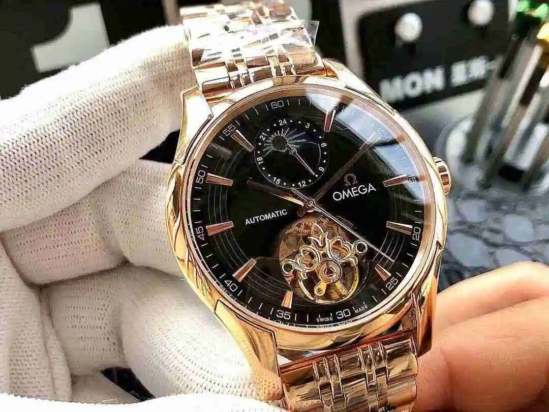 General Watches Omega Watch Men's Watch Paired with Original Fully Automatic Mechanical Movement Top Grade 316 Precision Steel Case Case with Mineral Super Strong Mirror Diameter 43mm KK04650 1 view 5
