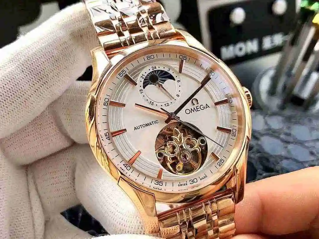 General Watches Omega Watch Men's Watch Paired with Original Fully Automatic Mechanical Movement Top Grade 316 Precision Steel Case Case with Mineral Super Strong Mirror Diameter 43mm KK04650 1 view 6