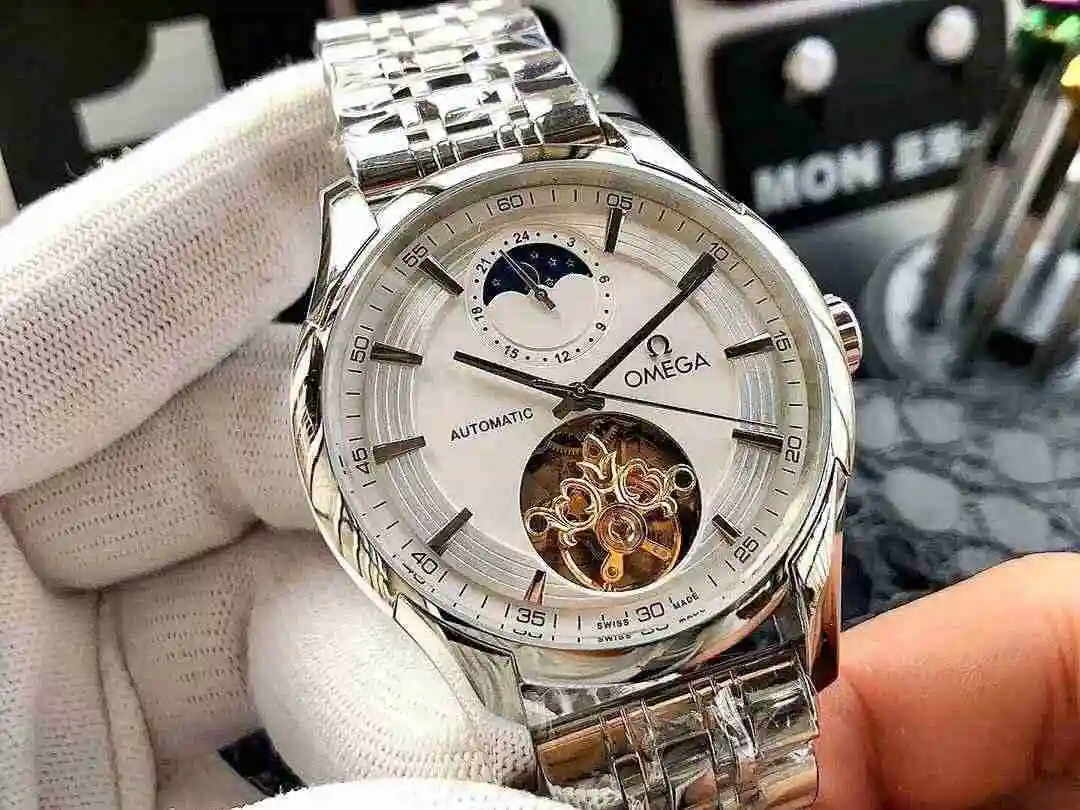 General Watches Omega Watch Men's Watch Paired with Original Fully Automatic Mechanical Movement Top Grade 316 Precision Steel Case Case with Mineral Super Strong Mirror Diameter 43mm KK04650 1 view 7
