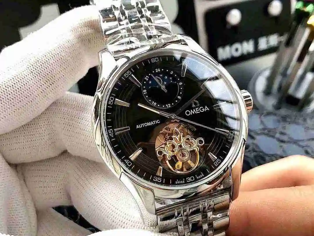 General Watches Omega Watch Men's Watch Paired with Original Fully Automatic Mechanical Movement Top Grade 316 Precision Steel Case Case with Mineral Super Strong Mirror Diameter 43mm KK04650 1 view 8