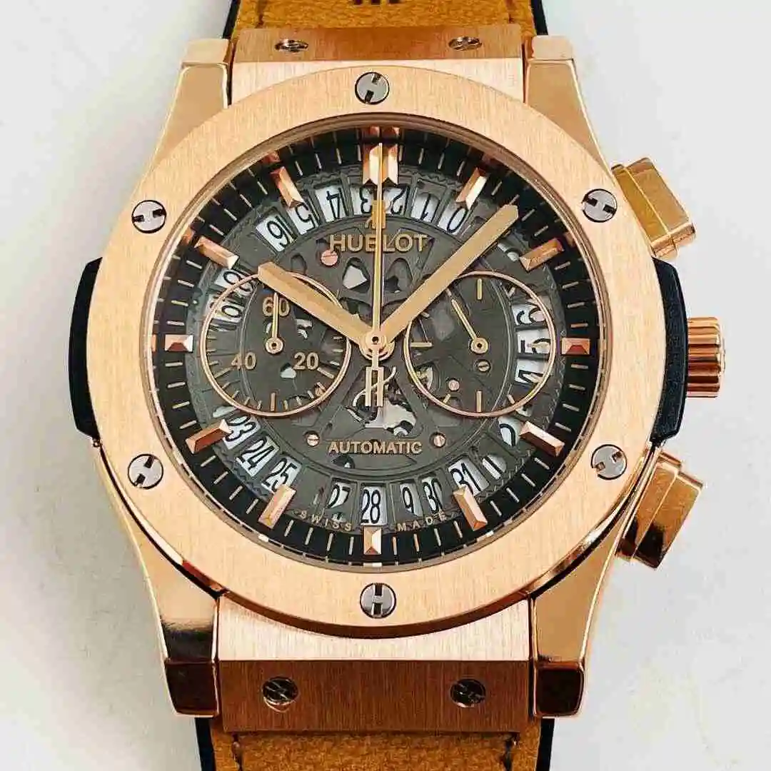 General Watches HUBLOT UBO Watch Men's Watch Paired with Original Fully Automatic Mechanical Movement Top Grade 316 Precision Steel Case with Mineral Super Strong Mirror Diameter 42mm KK03850 view 7