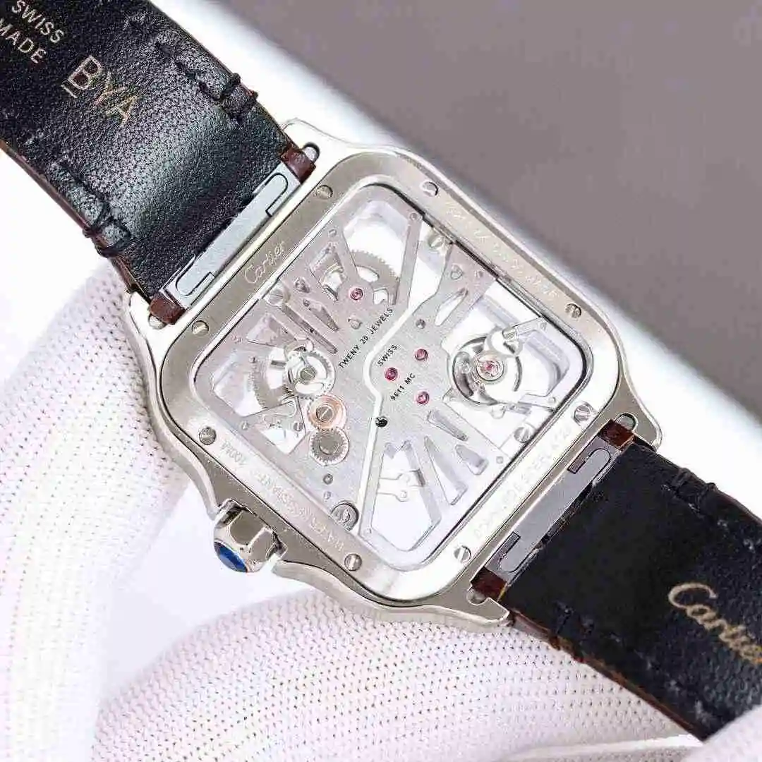General Watches Cartier Watch Men's Watch Paired with Original Fully Automatic Mechanical Movement Top Grade 316 Precision Steel Case with Mineral Super Strong Mirror Diameter 40mm KK012500 view 3