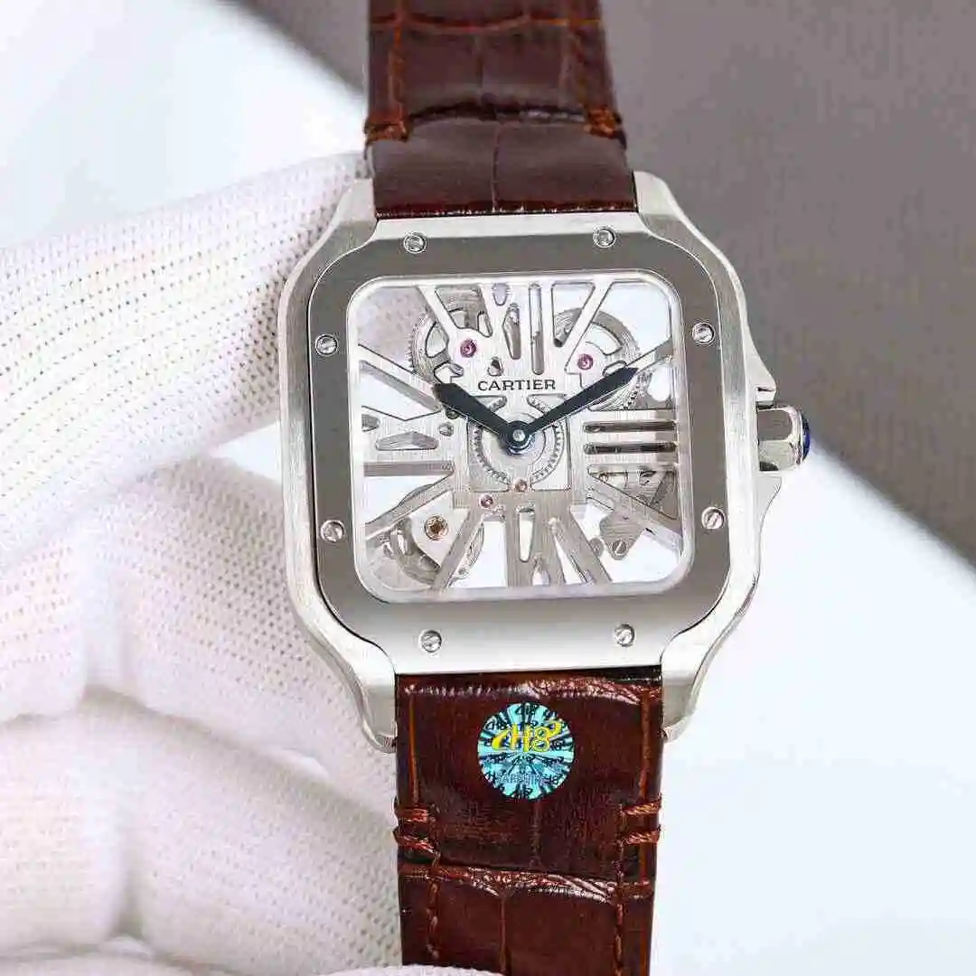 General Watches Cartier Watch Men's Watch Paired with Original Fully Automatic Mechanical Movement Top Grade 316 Precision Steel Case with Mineral Super Strong Mirror Diameter 40mm KK012500 view 5