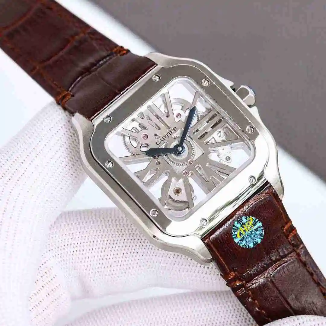 General Watches Cartier Watch Men's Watch Paired with Original Fully Automatic Mechanical Movement Top Grade 316 Precision Steel Case with Mineral Super Strong Mirror Diameter 40mm KK012500 view 6