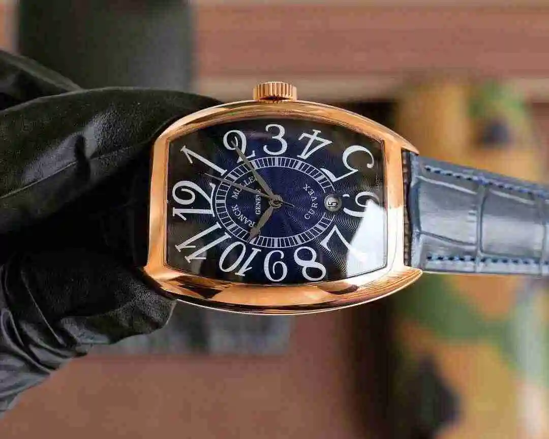 General Watches Franck Muller Frank Watch Men's Watch Paired with Original Fully Automatic Mechanical Movement Top Grade 316 Precision Steel Case with Mineral Super Strong Mirror Diameter 554213mm KK04850 1 view 7