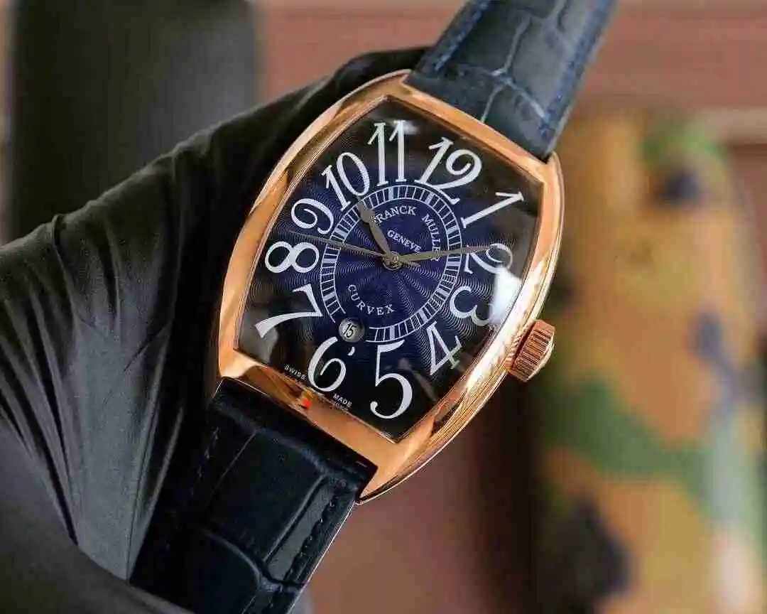General Watches Franck Muller Frank Watch Men's Watch Paired with Original Fully Automatic Mechanical Movement Top Grade 316 Precision Steel Case with Mineral Super Strong Mirror Diameter 554213mm KK04850 1 view 8