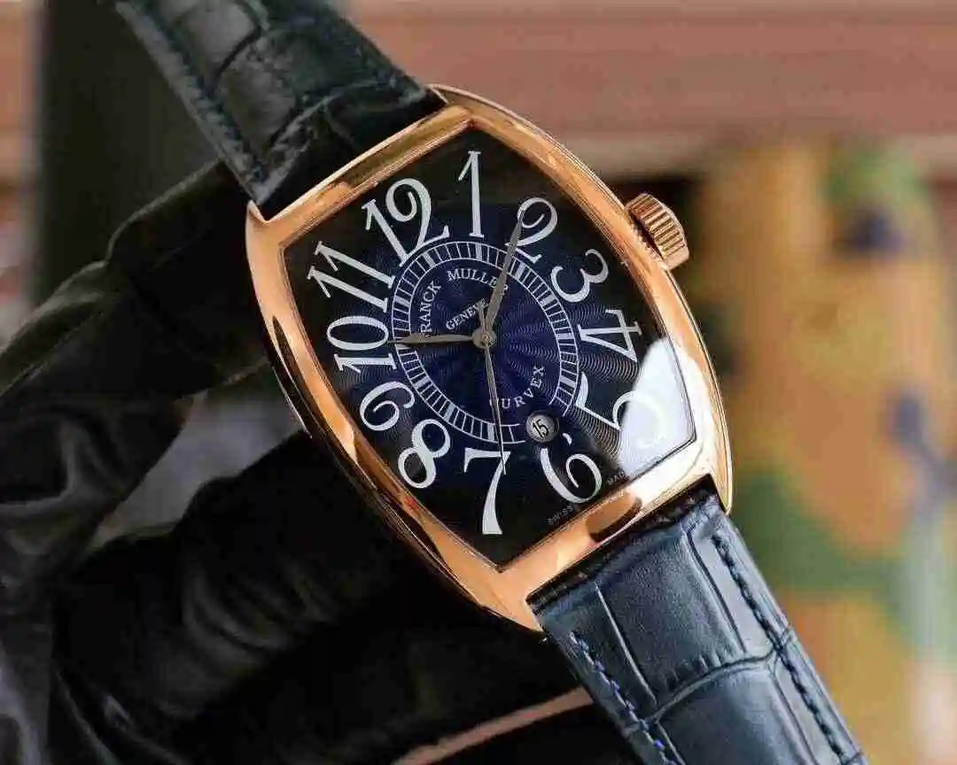 General Watches Franck Muller Frank Watch Men's Watch Paired with Original Fully Automatic Mechanical Movement Top Grade 316 Precision Steel Case with Mineral Super Strong Mirror Diameter 554213mm KK04850 1 view 9