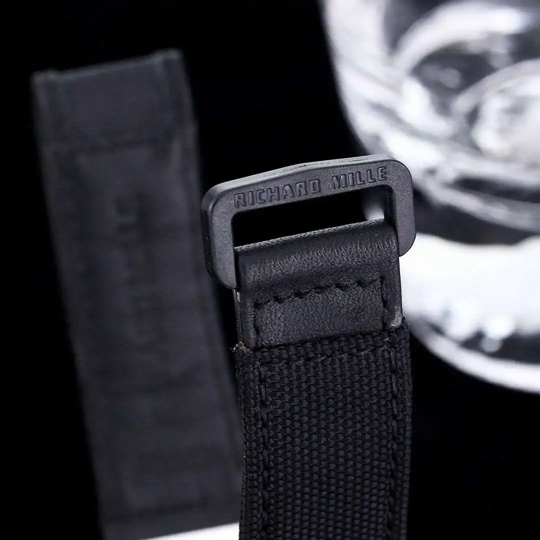 General Watches Richard Mille Richard@Mill watch men's watch with original fully automatic mechanical movement top 316 stainless steel case strap mineral super mirror KK014500 view 2