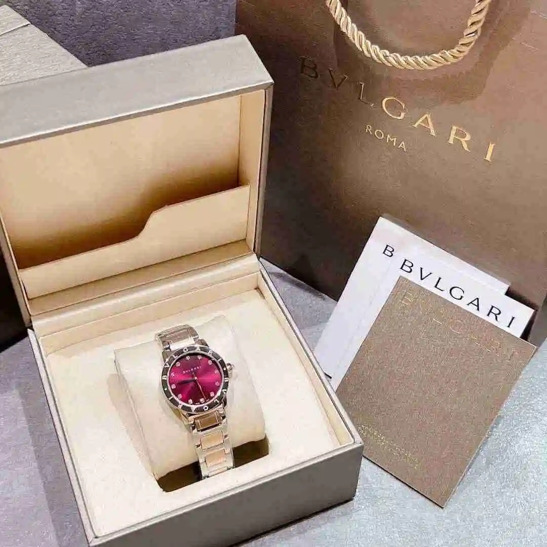 General Watches Bvlgari Bulgari Watch Women's Watch Paired with Original Fully Automatic Mechanical Movement Top Grade 316 Precision Steel Case with Mineral Super Strong Mirror Diameter 33mm kk02700 1 view 5