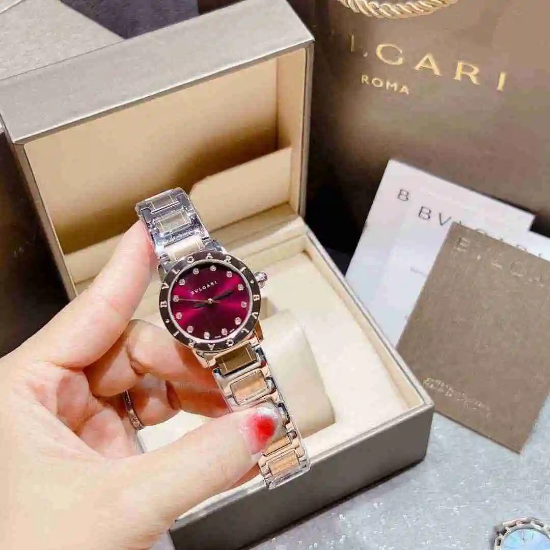 General Watches Bvlgari Bulgari Watch Women's Watch Paired with Original Fully Automatic Mechanical Movement Top Grade 316 Precision Steel Case with Mineral Super Strong Mirror Diameter 33mm kk02700 1 view 6