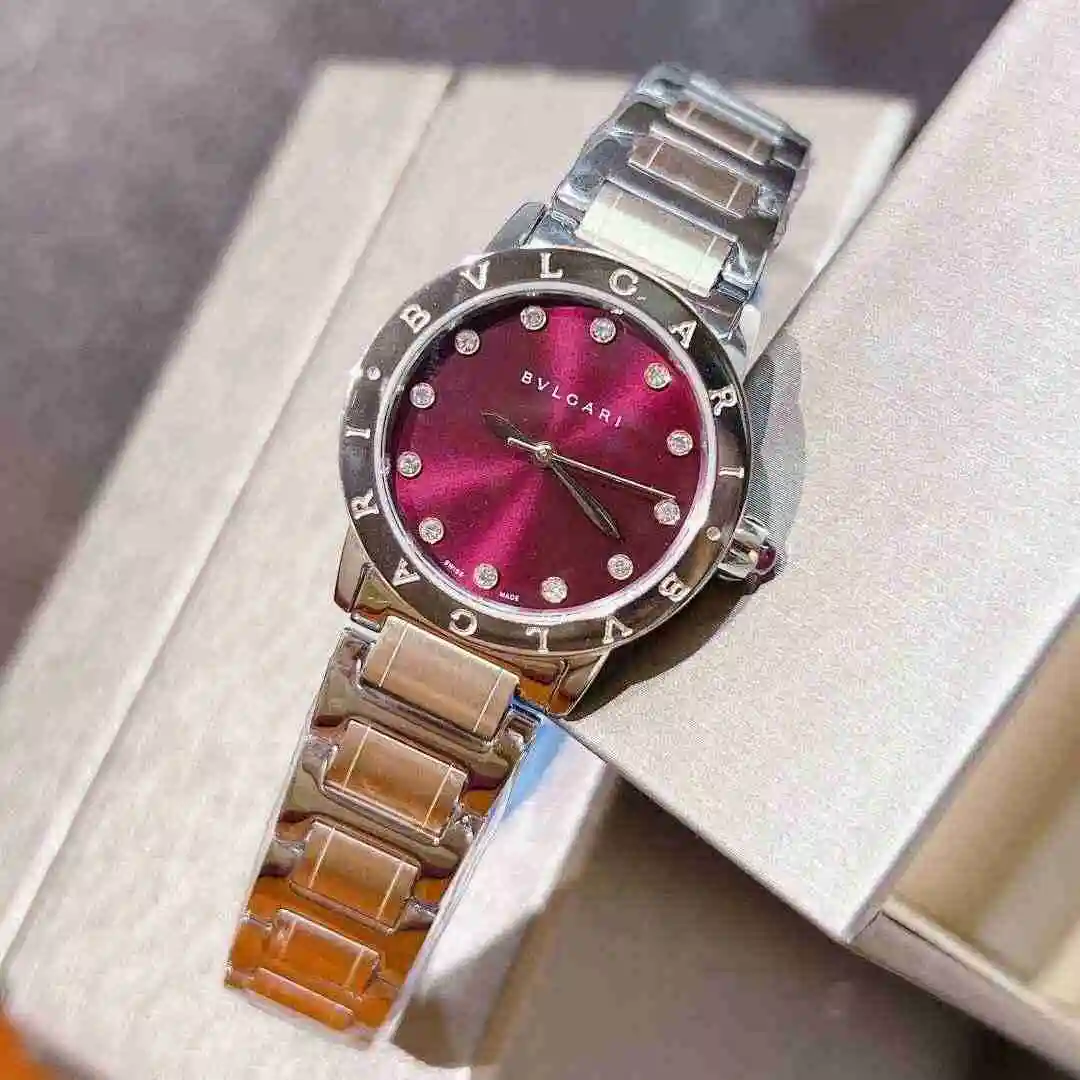 General Watches Bvlgari Bulgari Watch Women's Watch Paired with Original Fully Automatic Mechanical Movement Top Grade 316 Precision Steel Case with Mineral Super Strong Mirror Diameter 33mm kk02700 1 view 9
