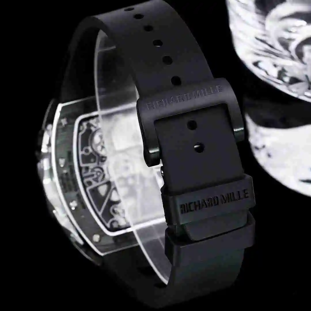General Watches Richard Mille Richard Miller Watch Men's Watch Paired with Original Fully Automatic Mechanical Movement Top Grade 316 Precision Steel Case with Mineral Super Strong Mirror Surface KK012500 view 2