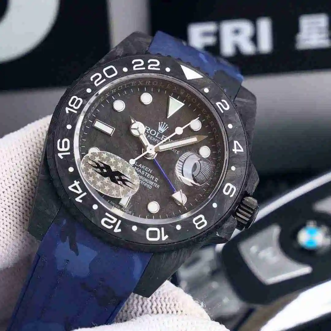 General Watches Full Carbon Fiber GMT Watch view 4