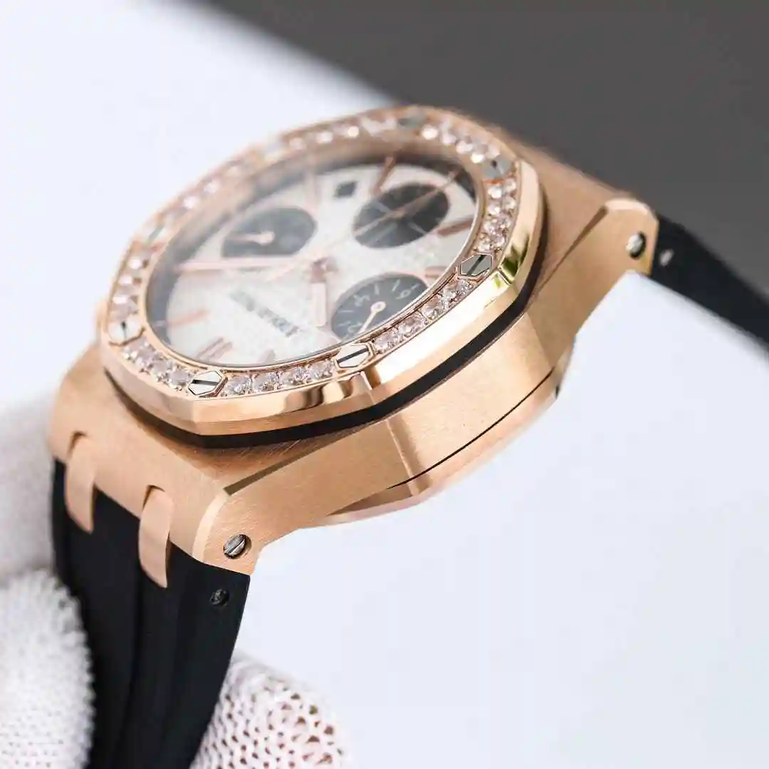 General Watches Audemars Piguet Aibi Royal Watch Women's Watch Paired with Original Fully Automatic Mechanical Movement Top Grade 316 Precision Steel Case with Mineral Super Strong Mirror Diameter 37mm kk view 4