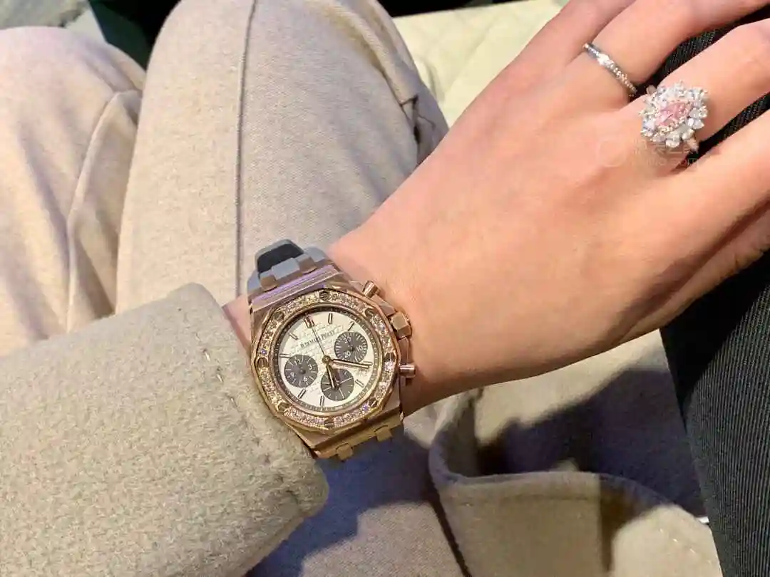 General Watches Audemars Piguet Aibi Royal Watch Women's Watch Paired with Original Fully Automatic Mechanical Movement Top Grade 316 Precision Steel Case with Mineral Super Strong Mirror Diameter 37mm kk view 9