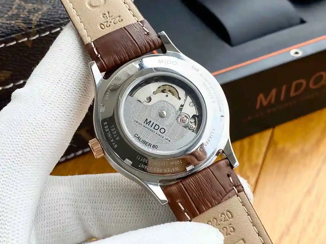 General Watches Mido MIDO watch for men with original fully automatic mechanical movement, top grade 316 precision steel case with mineral super strong mirror diameter 40mm KK03350 view 3