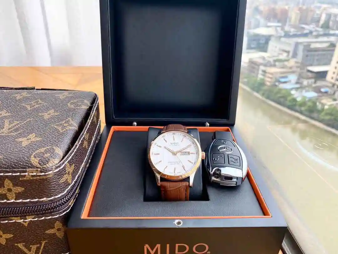 General Watches Mido MIDO watch for men with original fully automatic mechanical movement, top grade 316 precision steel case with mineral super strong mirror diameter 40mm KK03350 view 8