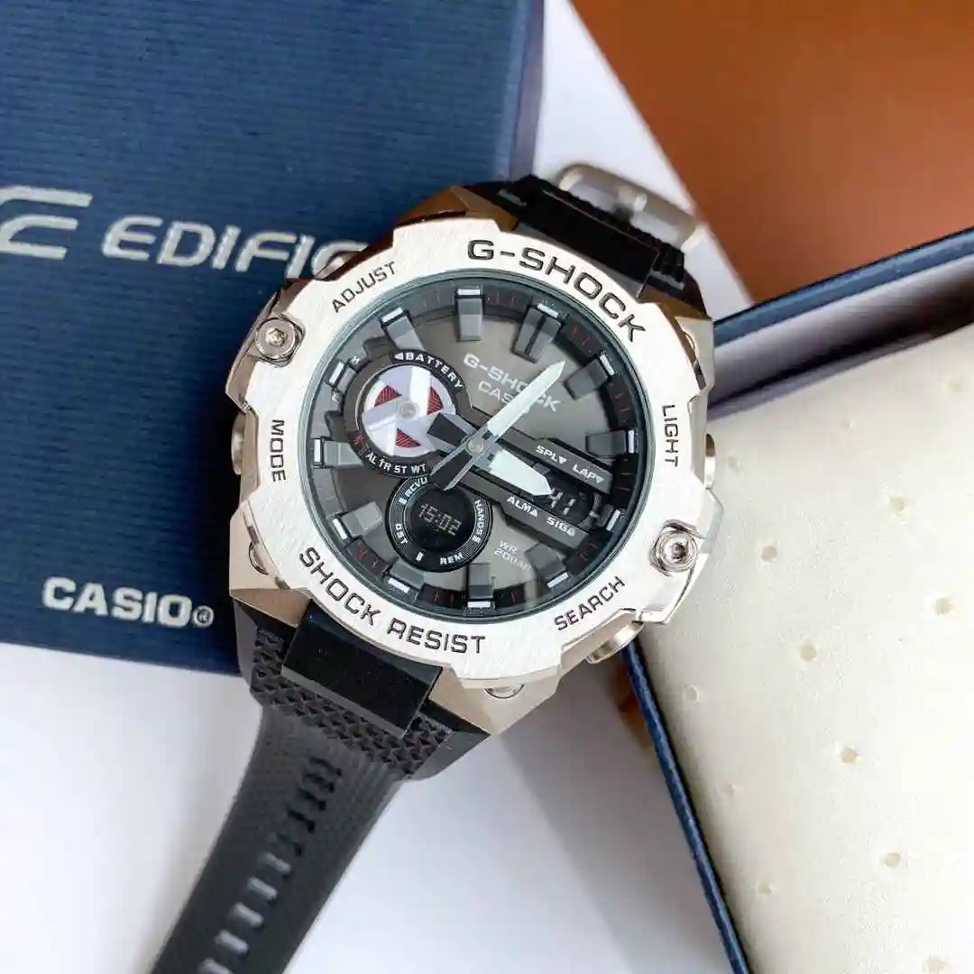 General Watches Casio watch for men with original fully automatic mechanical movement, top grade 316 precision steel case with mineral super strong mirror diameter 46mm KK02250 view 6