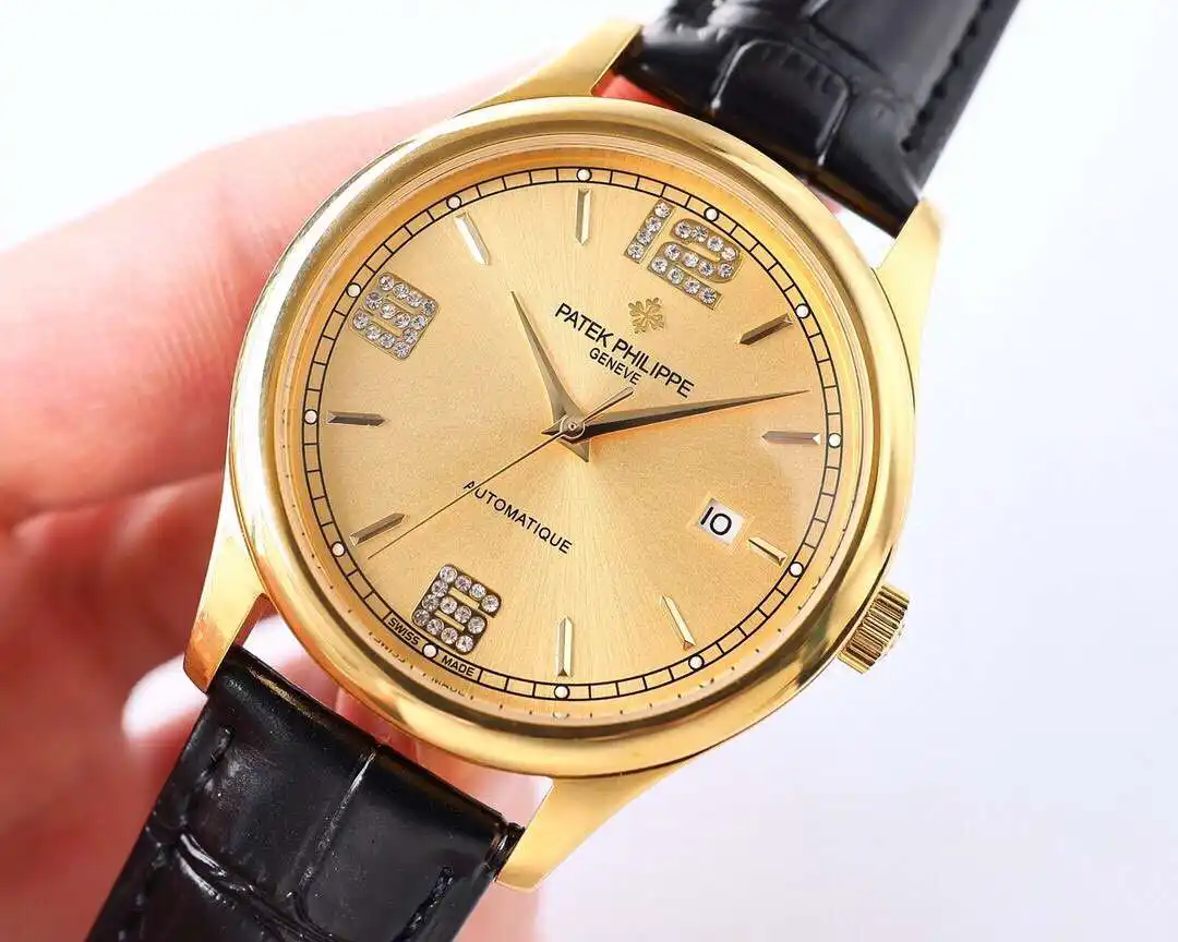 General Watches Patek Philippe Patek@Philippe watch men's watch with original fully automatic mechanical movement top 316 stainless steel case strap mineral super mirror diameter 40mm KK06850 2 view 5