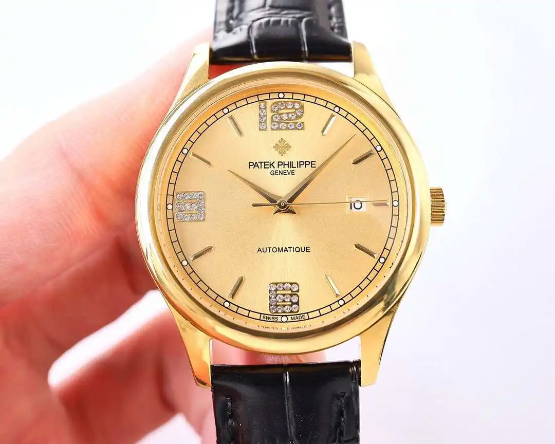General Watches Patek Philippe Patek@Philippe watch men's watch with original fully automatic mechanical movement top 316 stainless steel case strap mineral super mirror diameter 40mm KK06850 2 view 6