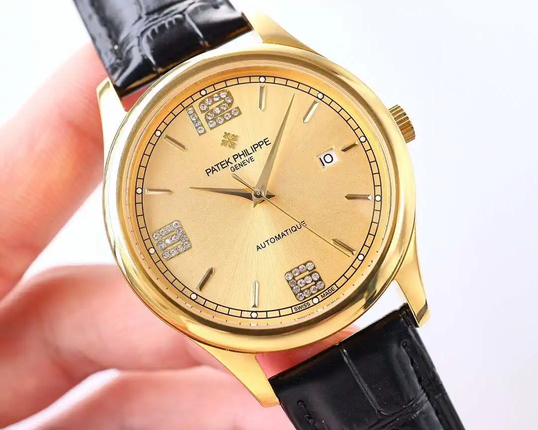 General Watches Patek Philippe Patek@Philippe watch men's watch with original fully automatic mechanical movement top 316 stainless steel case strap mineral super mirror diameter 40mm KK06850 2 view 7