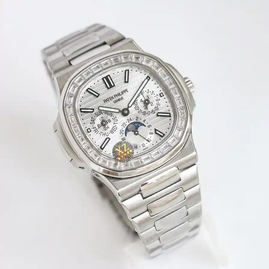 General Watches Patek Philippe white 0 rose 1750 Watch view 6