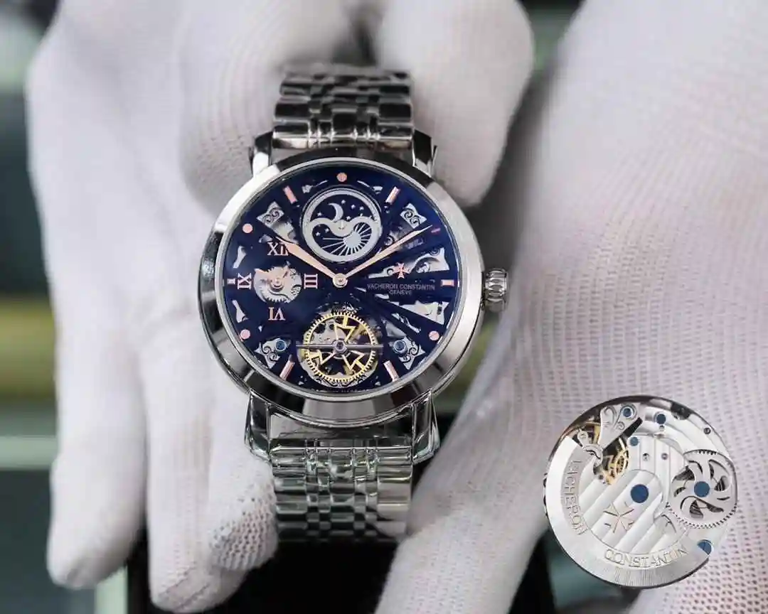 General Watches Vacheron Constantin Jiangshi Dandun White 480 Gold 500 Steel+20 Watch view 4