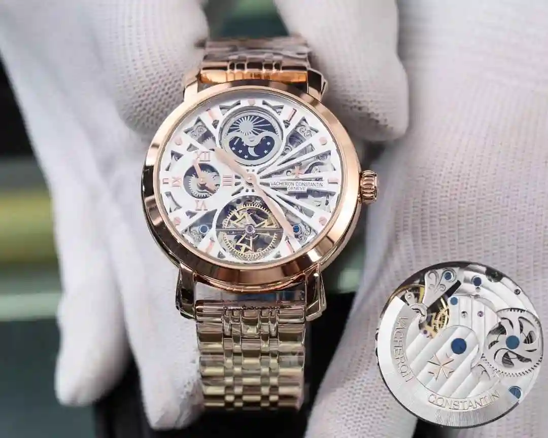 General Watches Vacheron Constantin Jiangshi Dandun White 480 Gold 500 Steel+20 Watch view 9