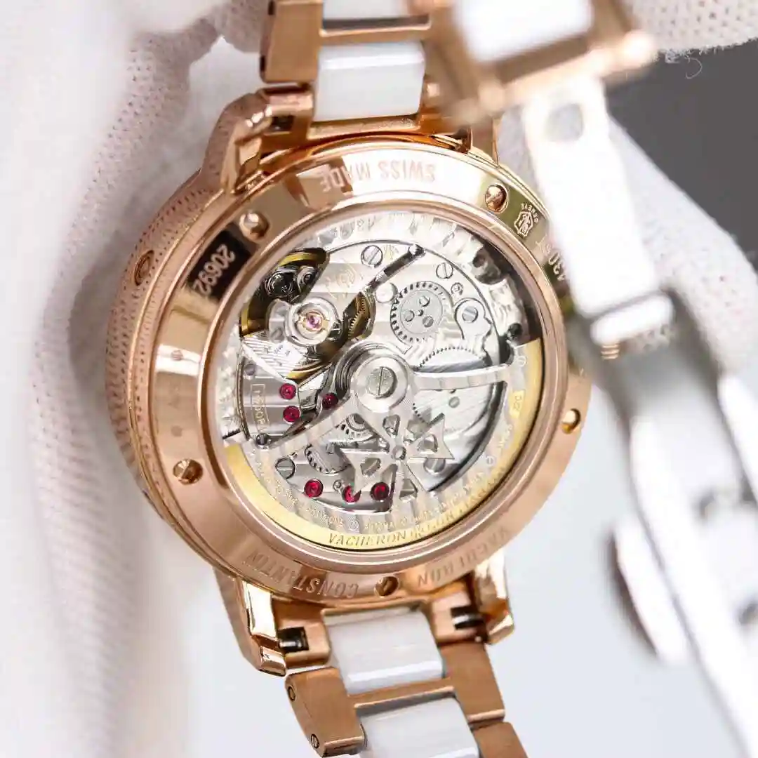 General Watches Vacheron Constantin Jiangshi Dandun Watch Women's Watch Paired with Original Fully Automatic Mechanical Movement Top Grade 316 Precision Steel Case with Mineral Super Strong Mirror Diameter 36mm kk view 3