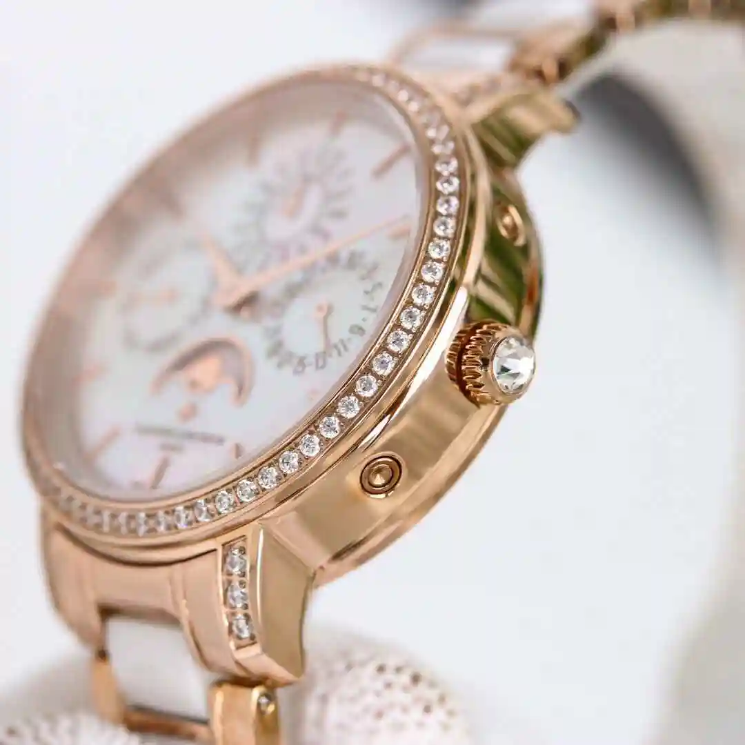 General Watches Vacheron Constantin Jiangshi Dandun Watch Women's Watch Paired with Original Fully Automatic Mechanical Movement Top Grade 316 Precision Steel Case with Mineral Super Strong Mirror Diameter 36mm kk view 4