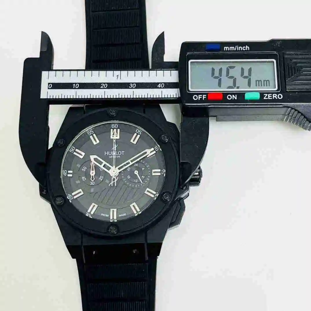 General Watches HUBLOT UBO Watch Men's Watch Paired with Original Fully Automatic Mechanical Movement Top Grade 316 Precision Steel Case with Mineral Super Strong Mirror Diameter 45mm KK04350 view 6