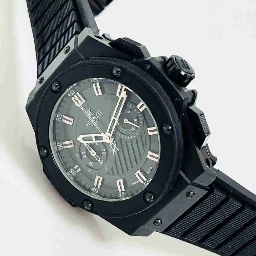 General Watches HUBLOT UBO Watch Men's Watch Paired with Original Fully Automatic Mechanical Movement Top Grade 316 Precision Steel Case with Mineral Super Strong Mirror Diameter 45mm KK04350 view 7