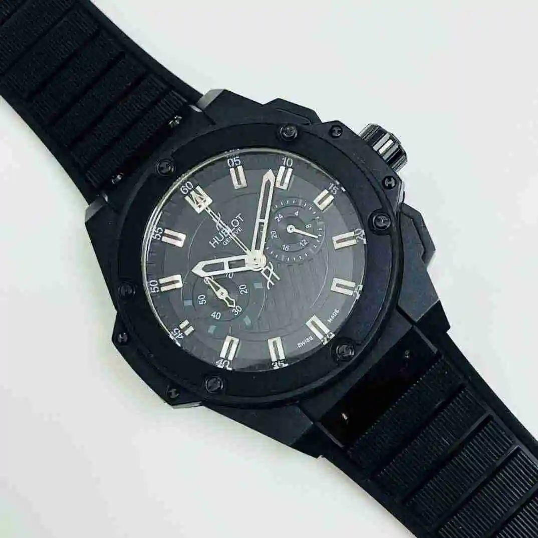 General Watches HUBLOT UBO Watch Men's Watch Paired with Original Fully Automatic Mechanical Movement Top Grade 316 Precision Steel Case with Mineral Super Strong Mirror Diameter 45mm KK04350 view 8