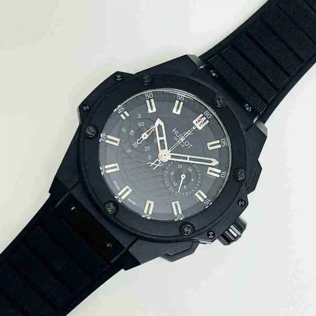 General Watches HUBLOT UBO Watch Men's Watch Paired with Original Fully Automatic Mechanical Movement Top Grade 316 Precision Steel Case with Mineral Super Strong Mirror Diameter 45mm KK04350 view 9
