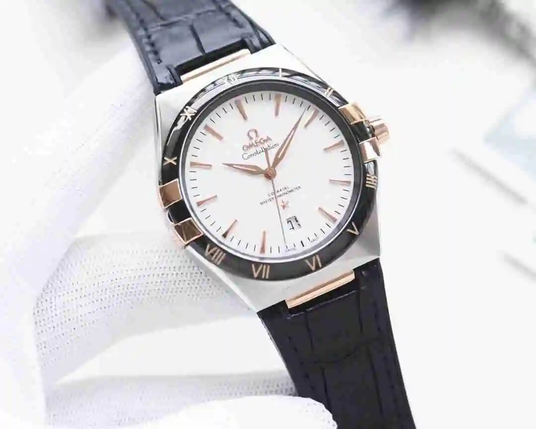 General Watches Omega Watch Men's Watch Paired with Original Fully Automatic Mechanical Movement Top Grade 316 Precision Steel Case with Mineral Super Strong Mirror Diameter 42mm KK05450 view 4