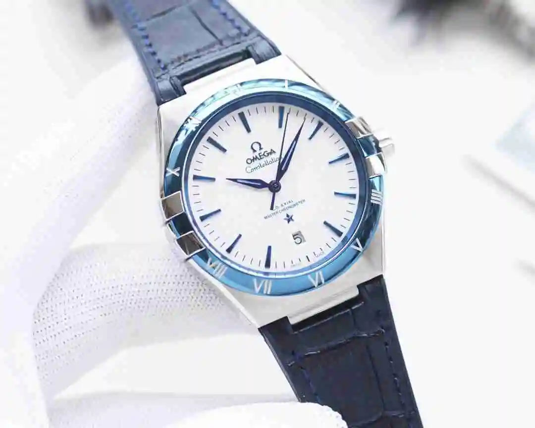 General Watches Omega Watch Men's Watch Paired with Original Fully Automatic Mechanical Movement Top Grade 316 Precision Steel Case with Mineral Super Strong Mirror Diameter 42mm KK05450 view 6