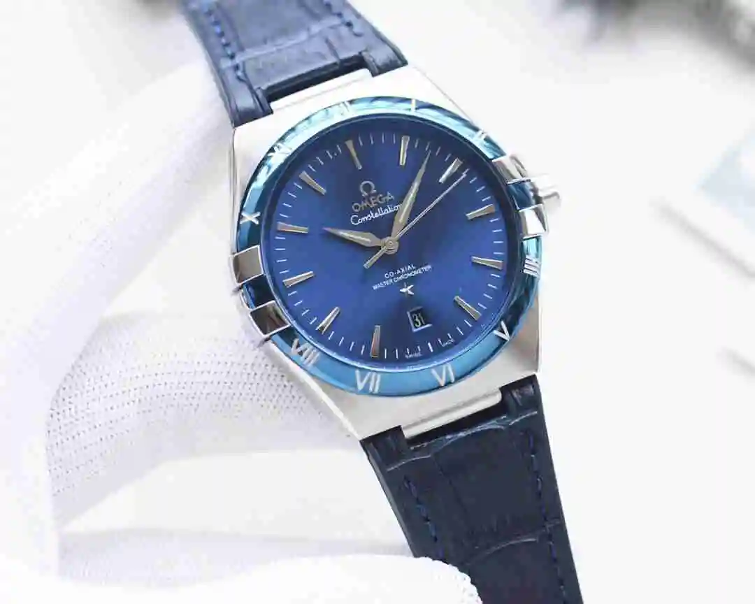 General Watches Omega Watch Men's Watch Paired with Original Fully Automatic Mechanical Movement Top Grade 316 Precision Steel Case with Mineral Super Strong Mirror Diameter 42mm KK05450 view 8