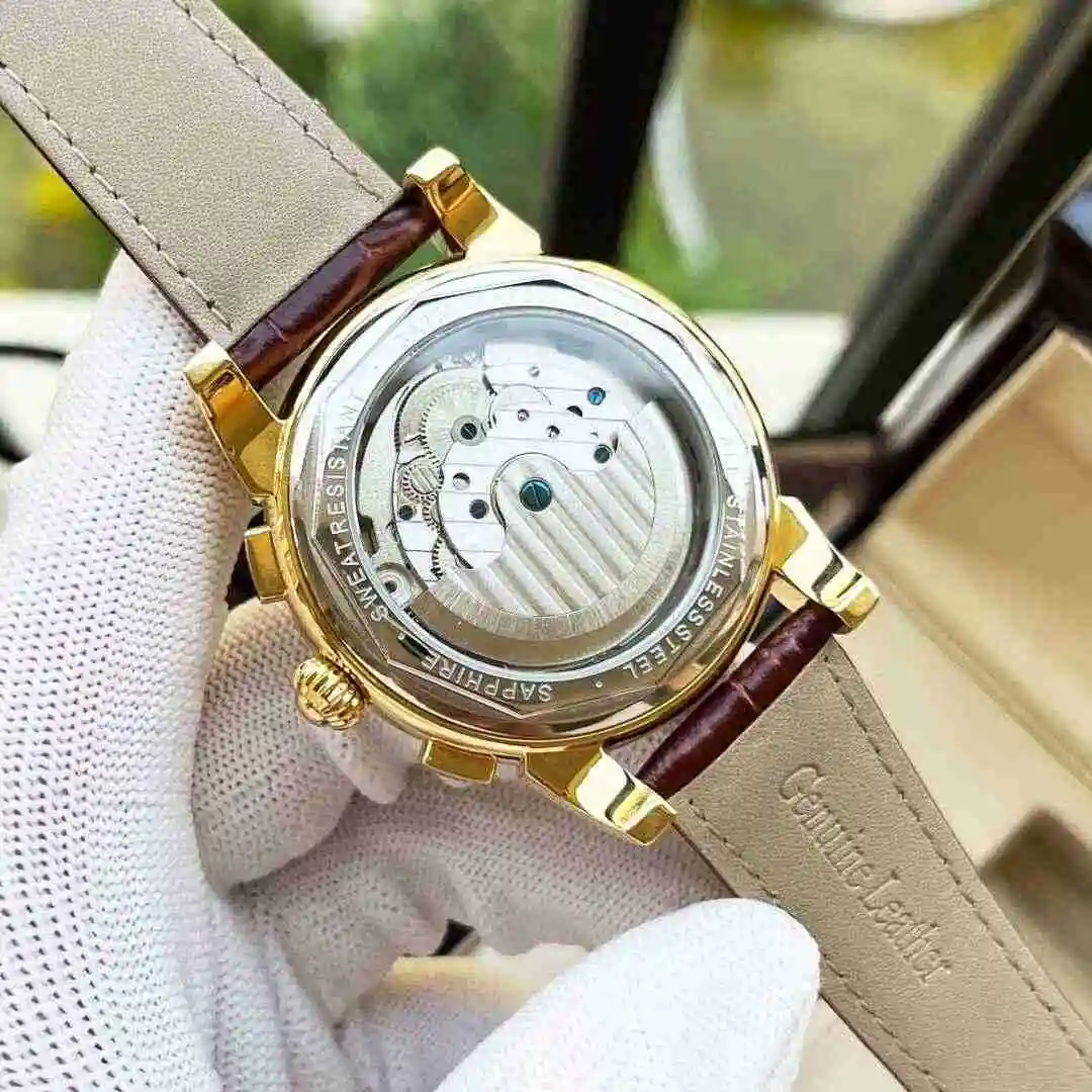 General Watches Omega Watch Men's Watch Paired with Original Fully Automatic Mechanical Movement Top Grade 316 Precision Steel Case with Mineral Super Strong Mirror Diameter 42mm KK06250 view 2