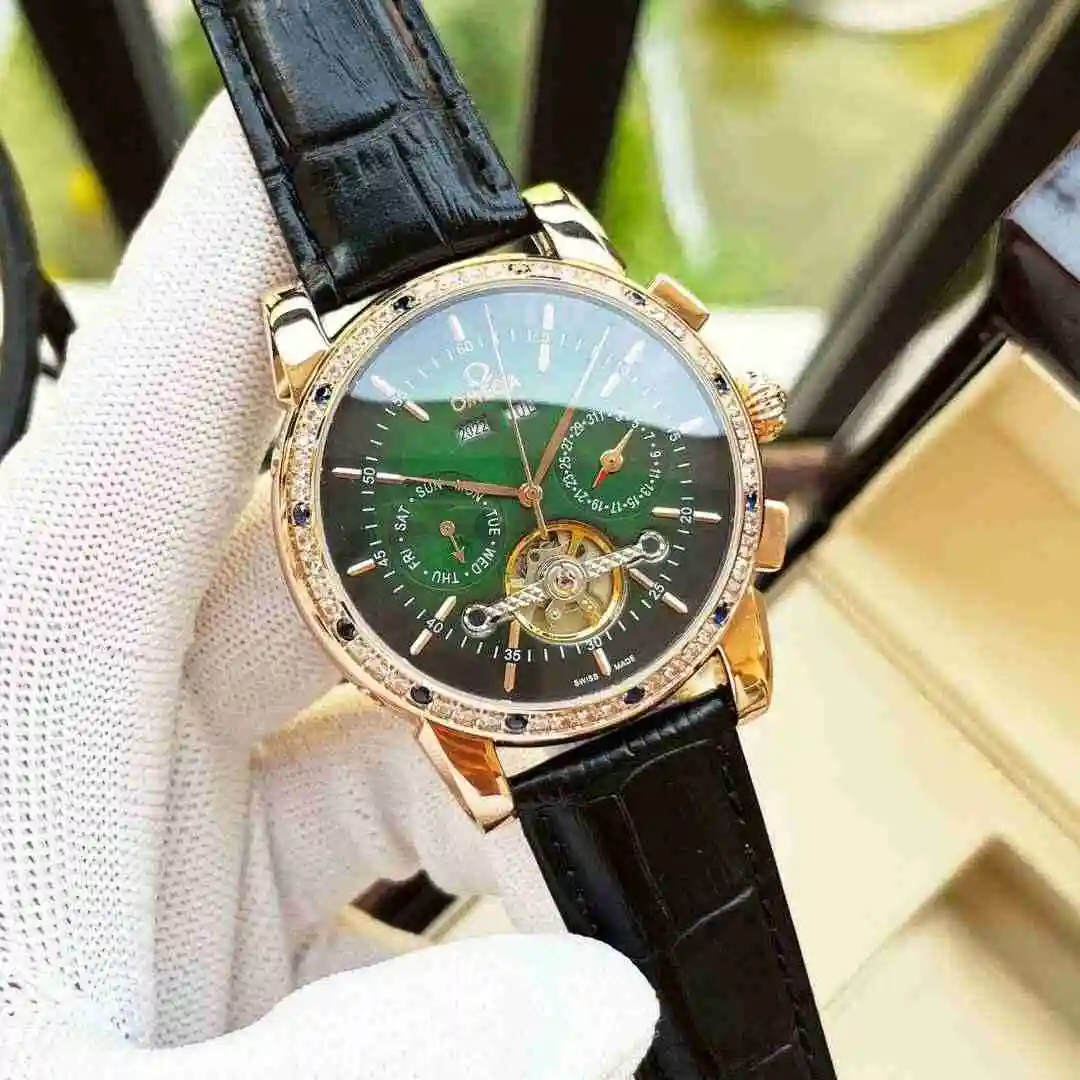 General Watches Omega Watch Men's Watch Paired with Original Fully Automatic Mechanical Movement Top Grade 316 Precision Steel Case with Mineral Super Strong Mirror Diameter 42mm KK06250 view 7