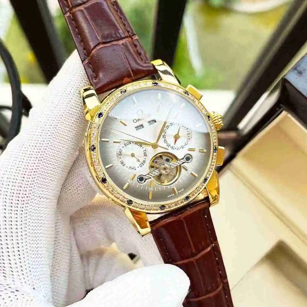 General Watches Omega Watch Men's Watch Paired with Original Fully Automatic Mechanical Movement Top Grade 316 Precision Steel Case with Mineral Super Strong Mirror Diameter 42mm KK06250 view 8