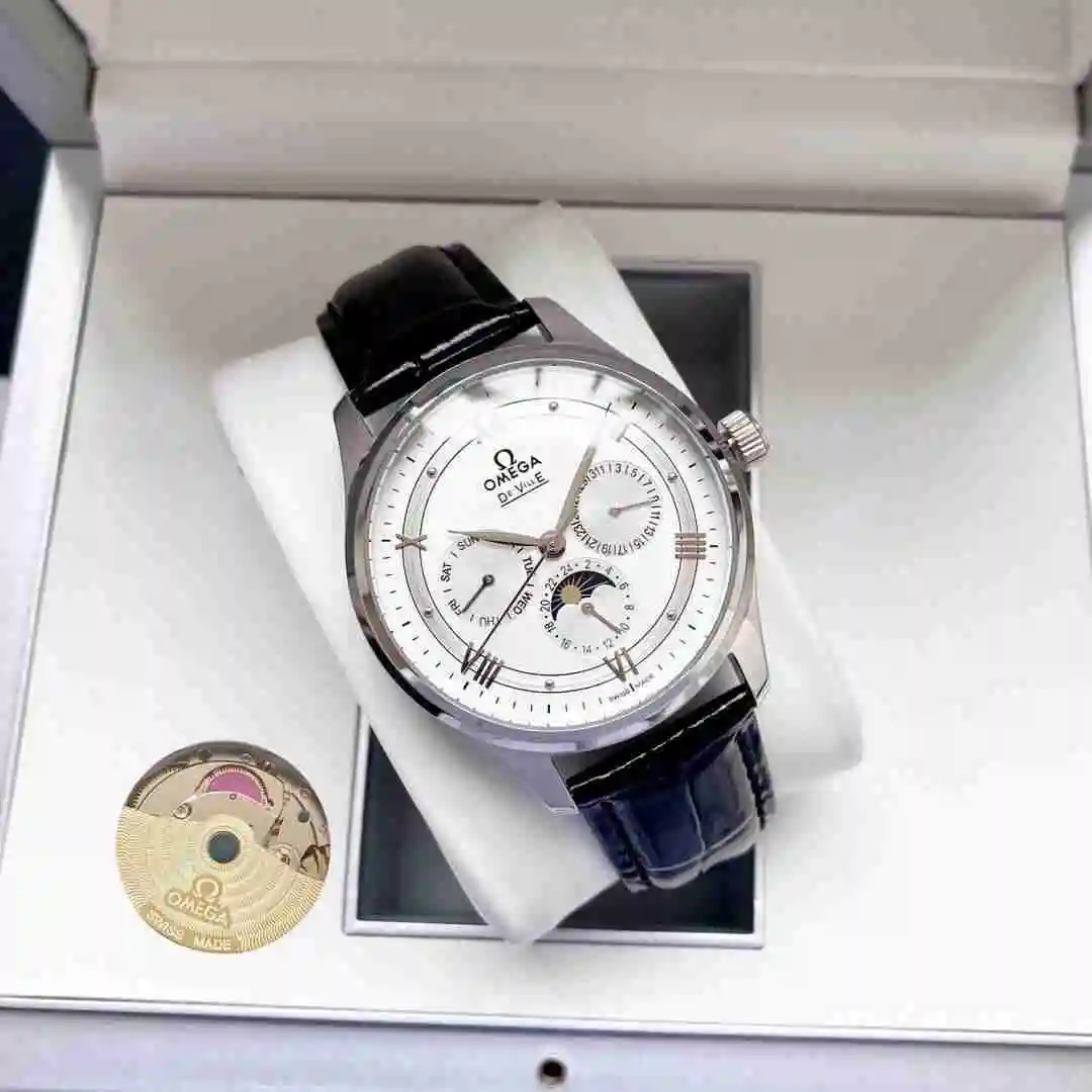 General Watches Omega Watch Men's Watch Paired with Original Fully Automatic Mechanical Movement Top Grade 316 Precision Steel Case with Mineral Super Strong Mirror Diameter 40mm KK05050 3 view 6